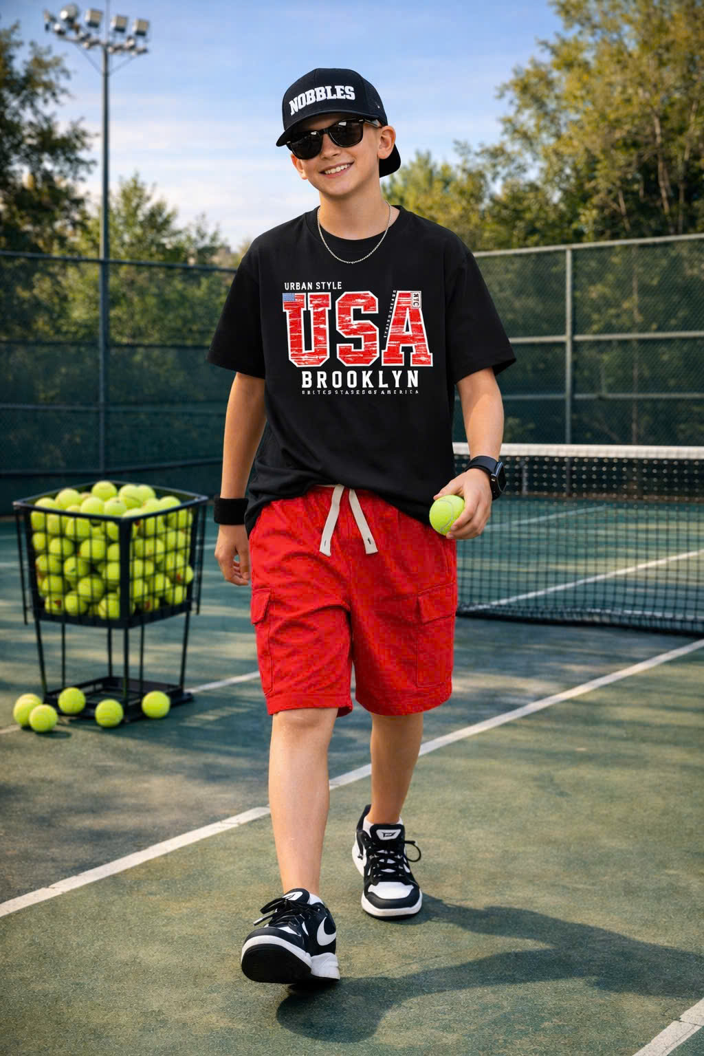 BỘ 4 TÚI USA ĐỎ