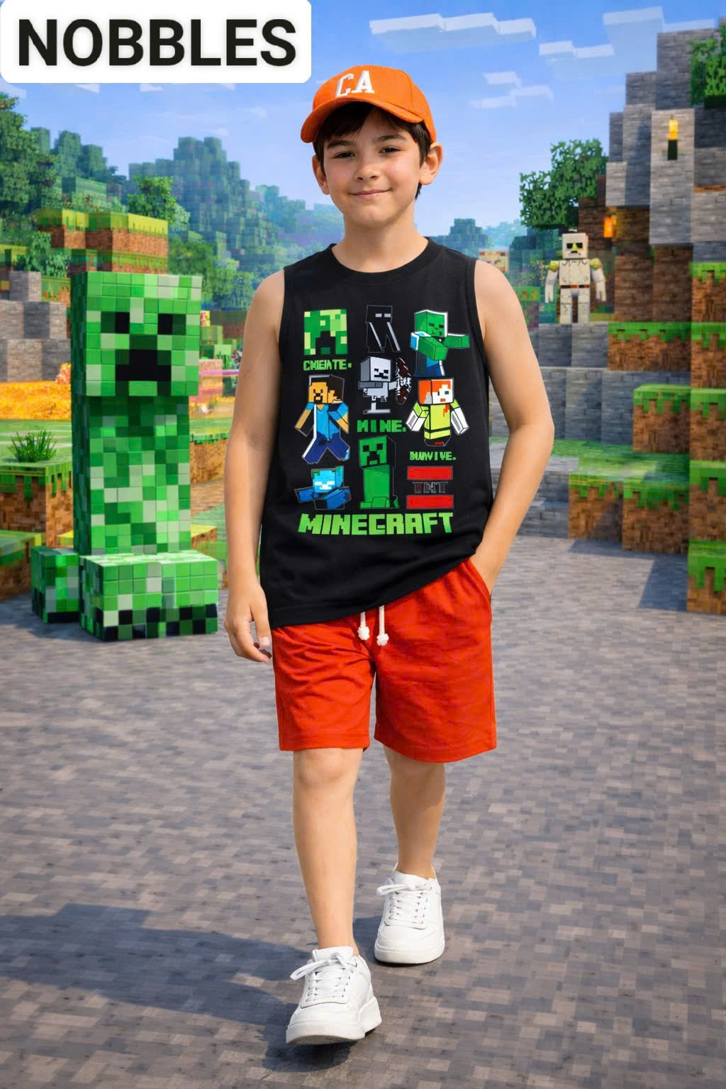BỘ SÁT NÁCH MINECRAFT 02-BLKRED