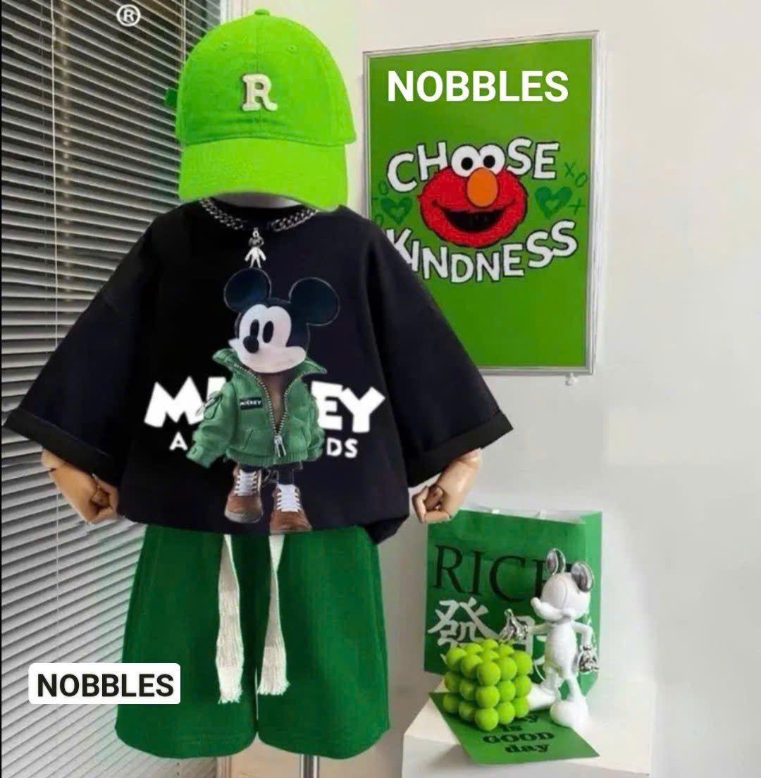 SALE QC BỘ MICKEY XANH LÁ AĐQXL