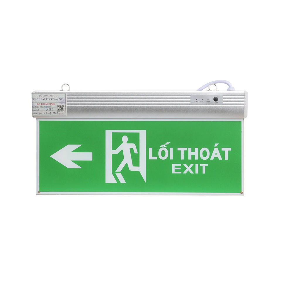 Đèn LED Exit Chỉ dẫn 2 mặt 2W (PCCC) : CD01 40x20/2.2W
