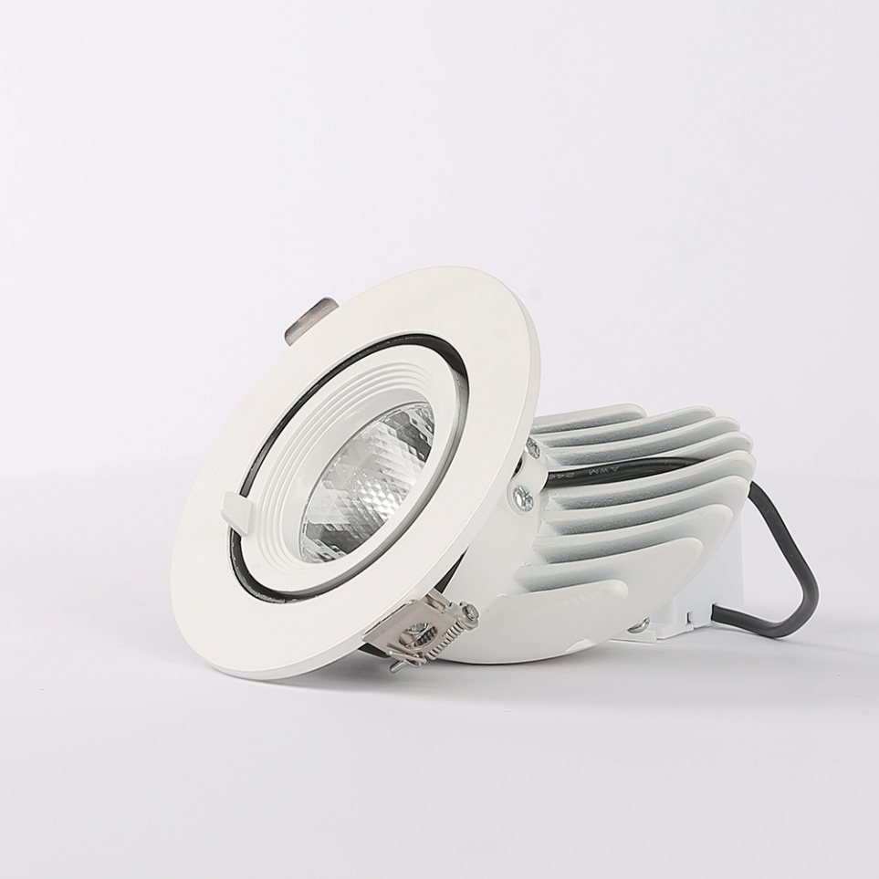 Đèn LED âm trần Downlight xoay góc AT18 100/9W