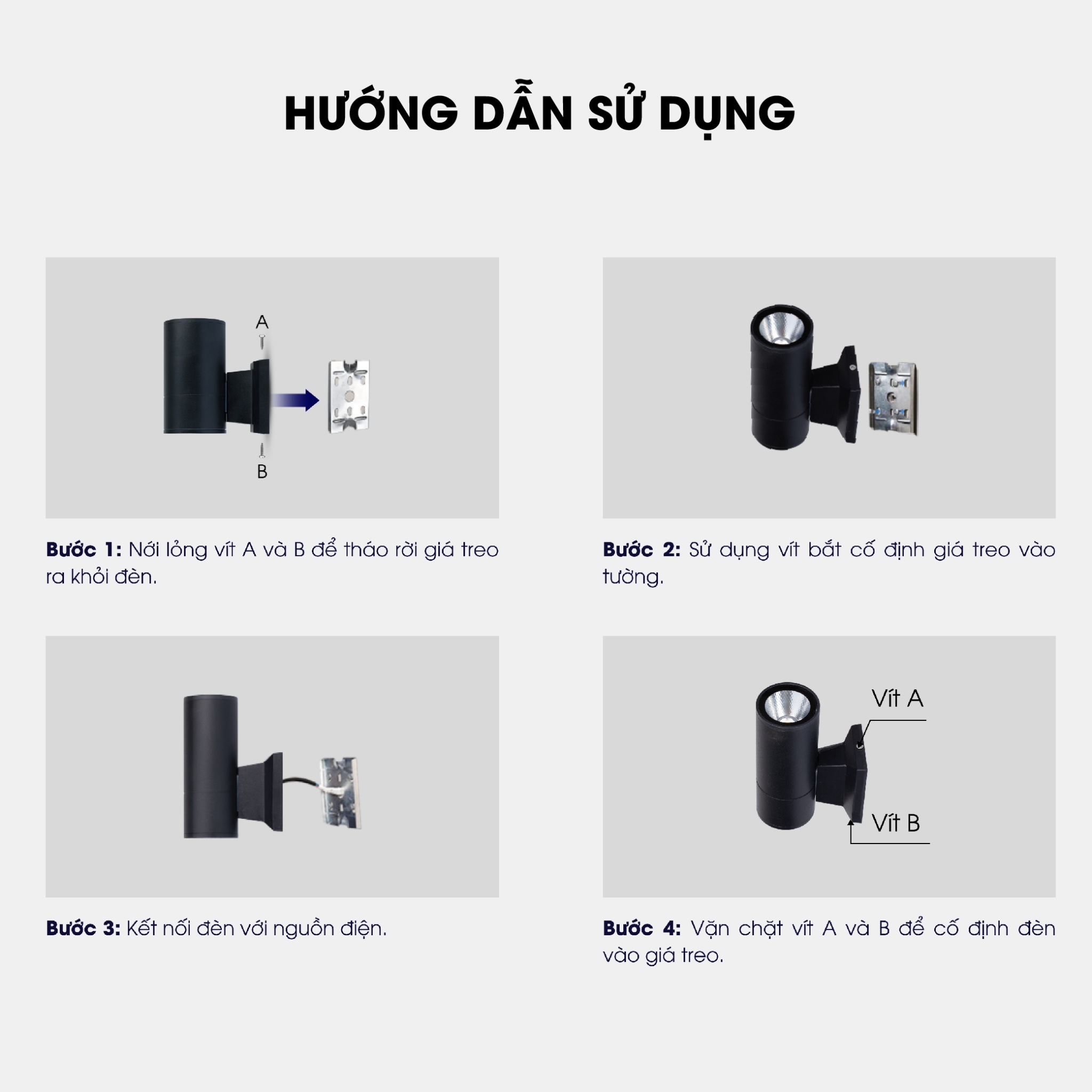 Đèn LED gắn tường  GT20.2P 30W