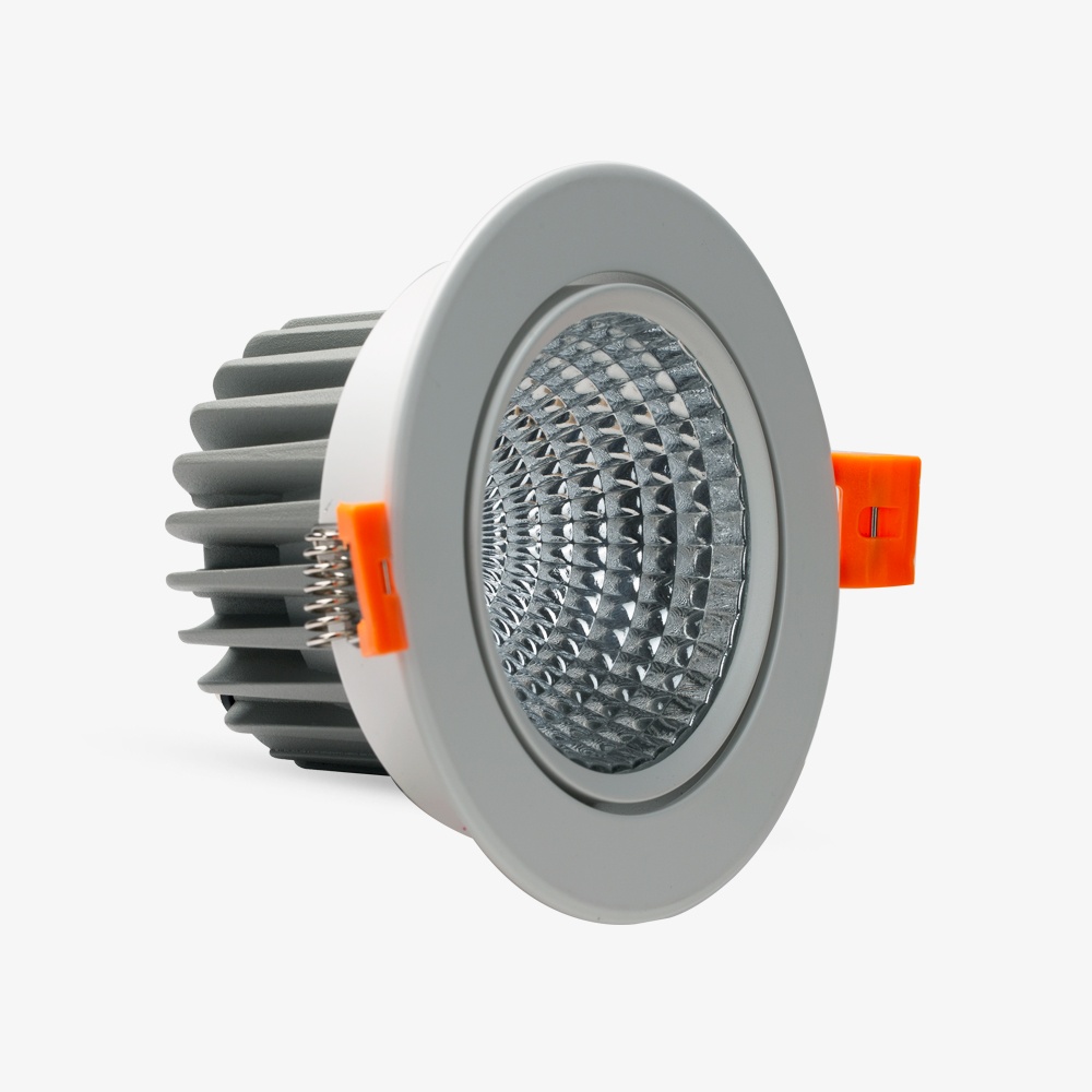 Đèn LED âm trần Downlight xoay góc AT40 95/12W