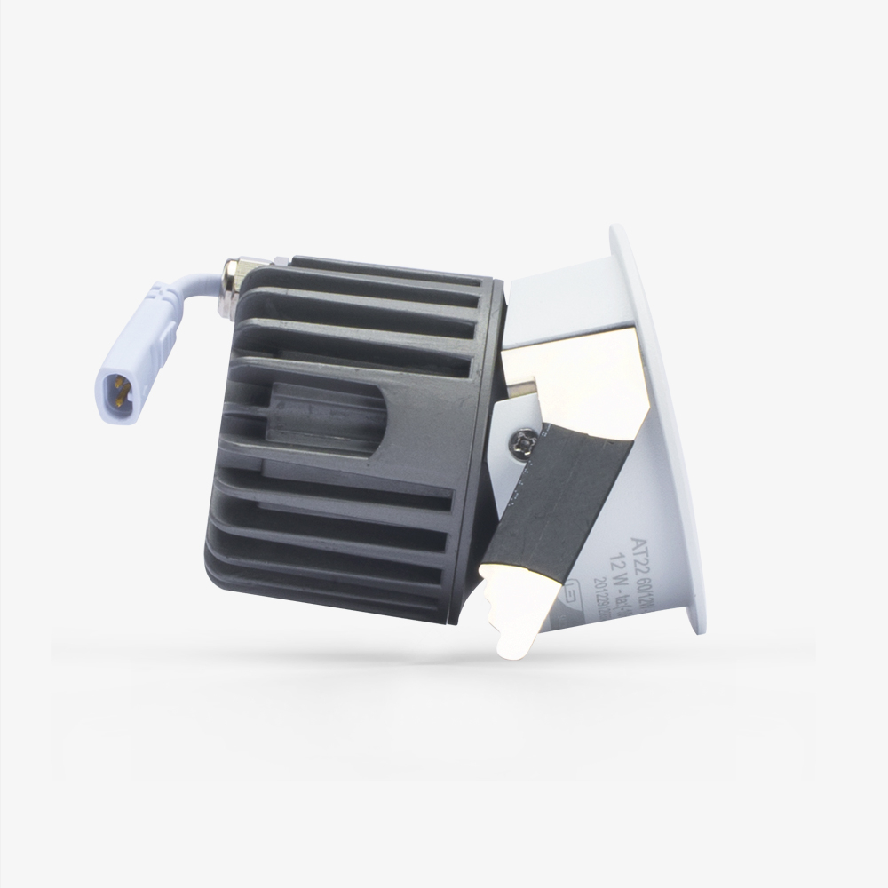 Đèn LED âm trần Downlight xoay góc AT22 60/12W