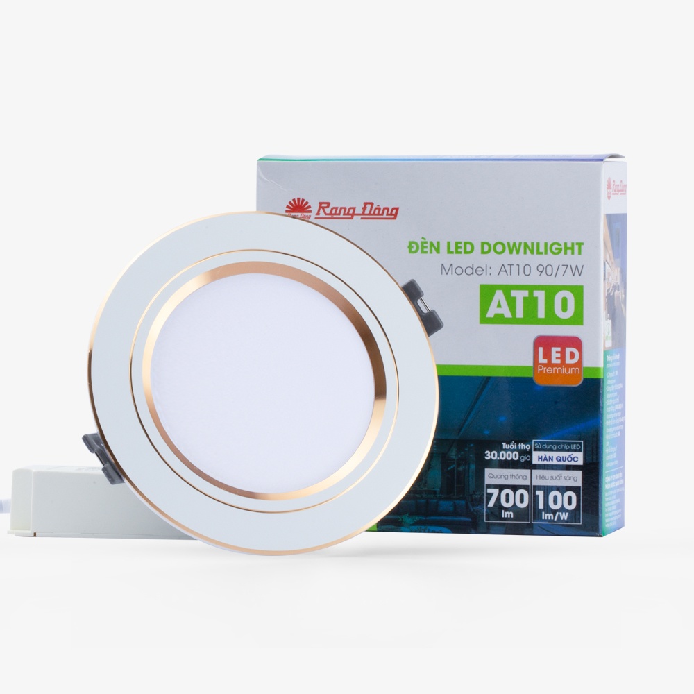 Đèn LED âm trần Downlight đổi màu AT10 ĐM 110/9W