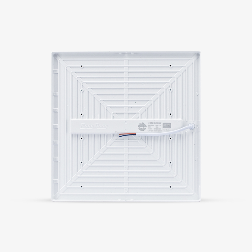Đèn LED ốp trần vuông đổi màu đế nhôm LN12 ĐM 300x300/30W