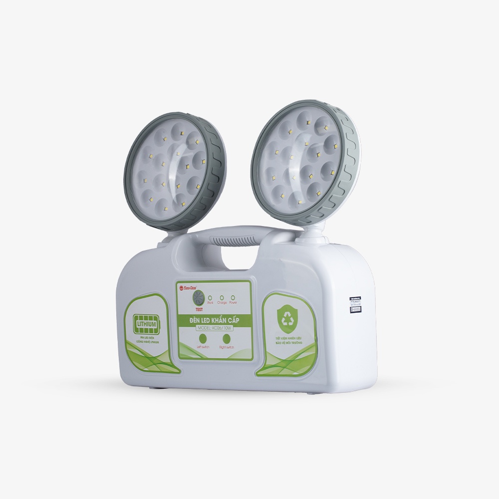 Đèn LED chiếu sáng khẩn cấp KC06 10W