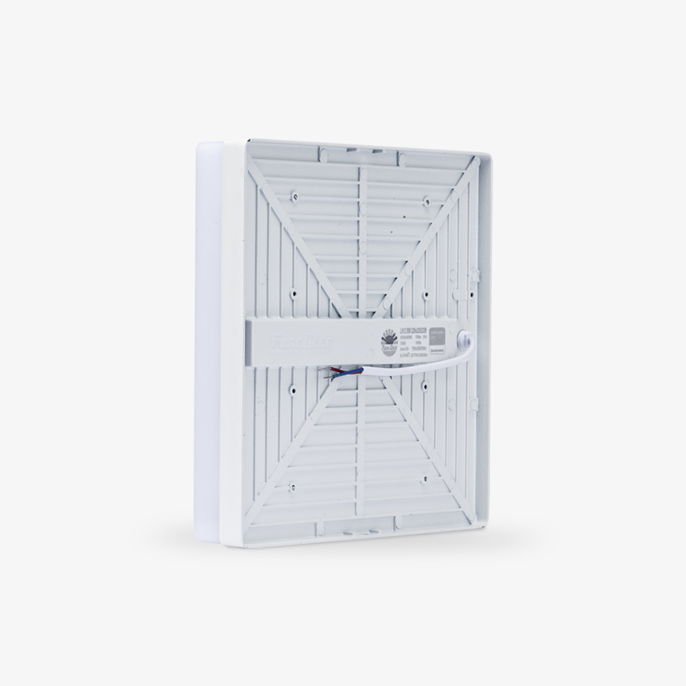 Đèn LED ốp trần vuông đổi màu đế nhôm  LN12 ĐM 220x220/22W