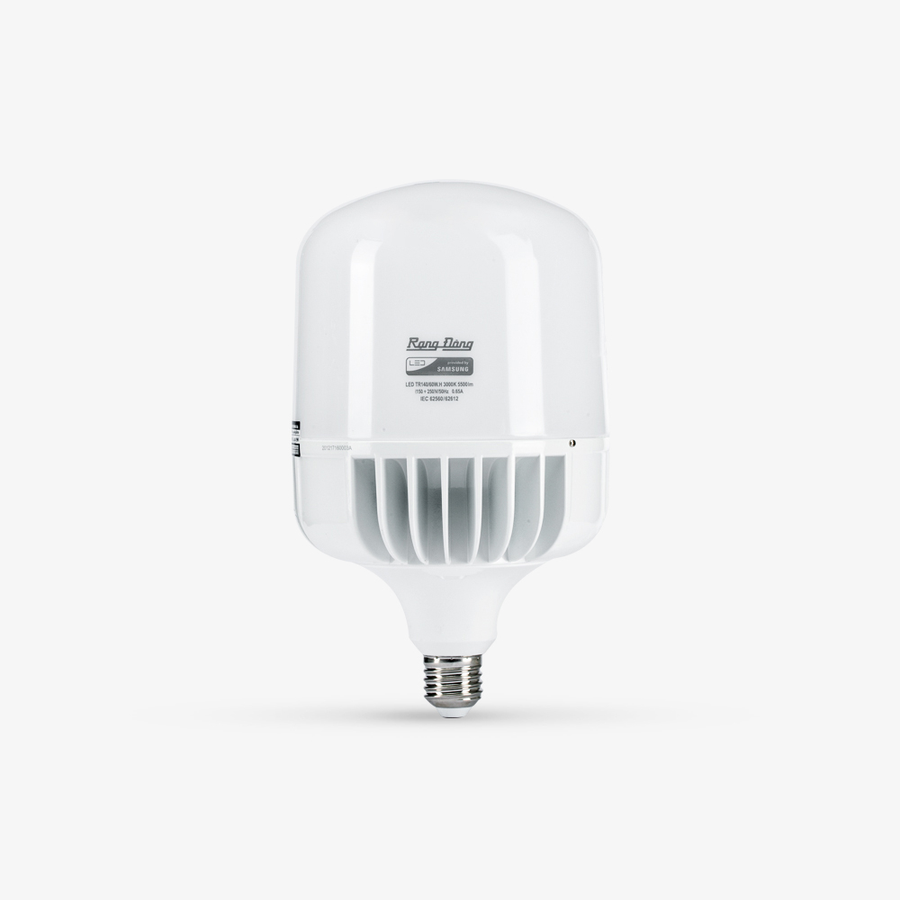 Bóng đèn LED BULB Trụ Nhôm đúc 60W LED TR140NĐ/60W