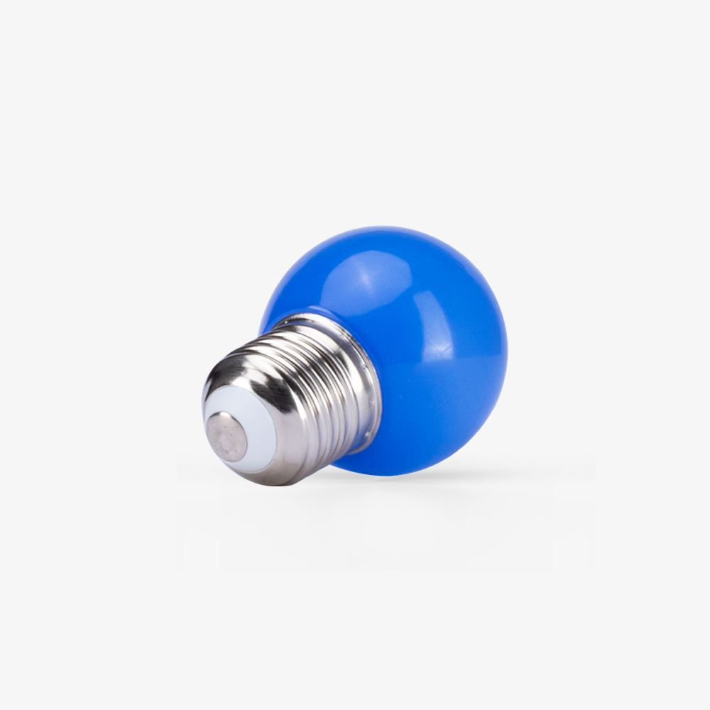 Bóng đèn LED BULB tròn 1W màu xanh lam A45B/1W