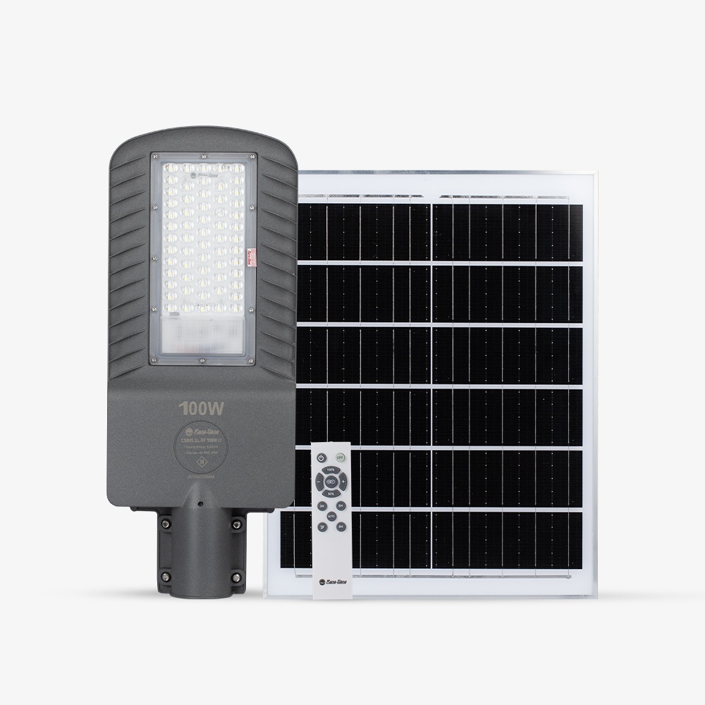 Đèn đường năng lượng mặt trời 100W CSD05.SL.RF 100W.V2