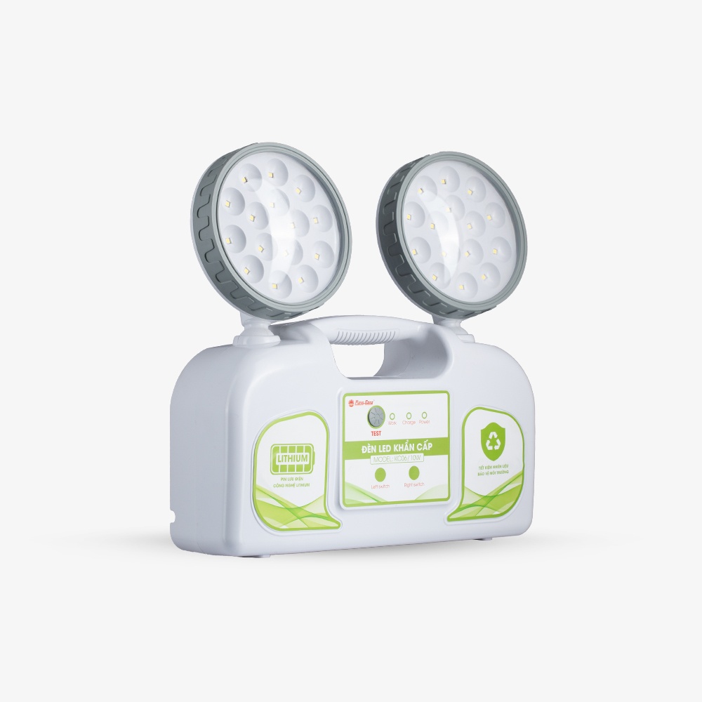 Đèn LED chiếu sáng khẩn cấp KC06 10W