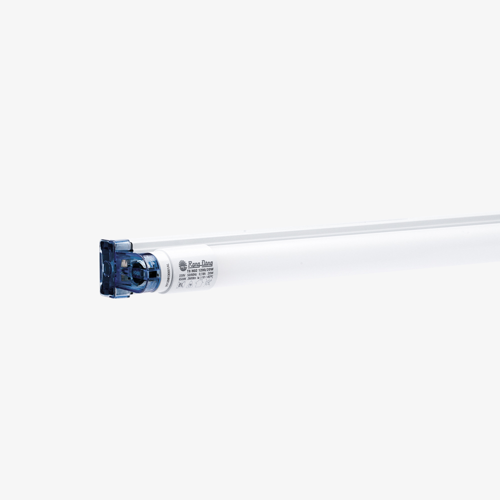 Bộ đèn LED Tuýp T8 1.2m 20W thủy tinh bọc nhựa T8 N02 M21.1/20Wx1
