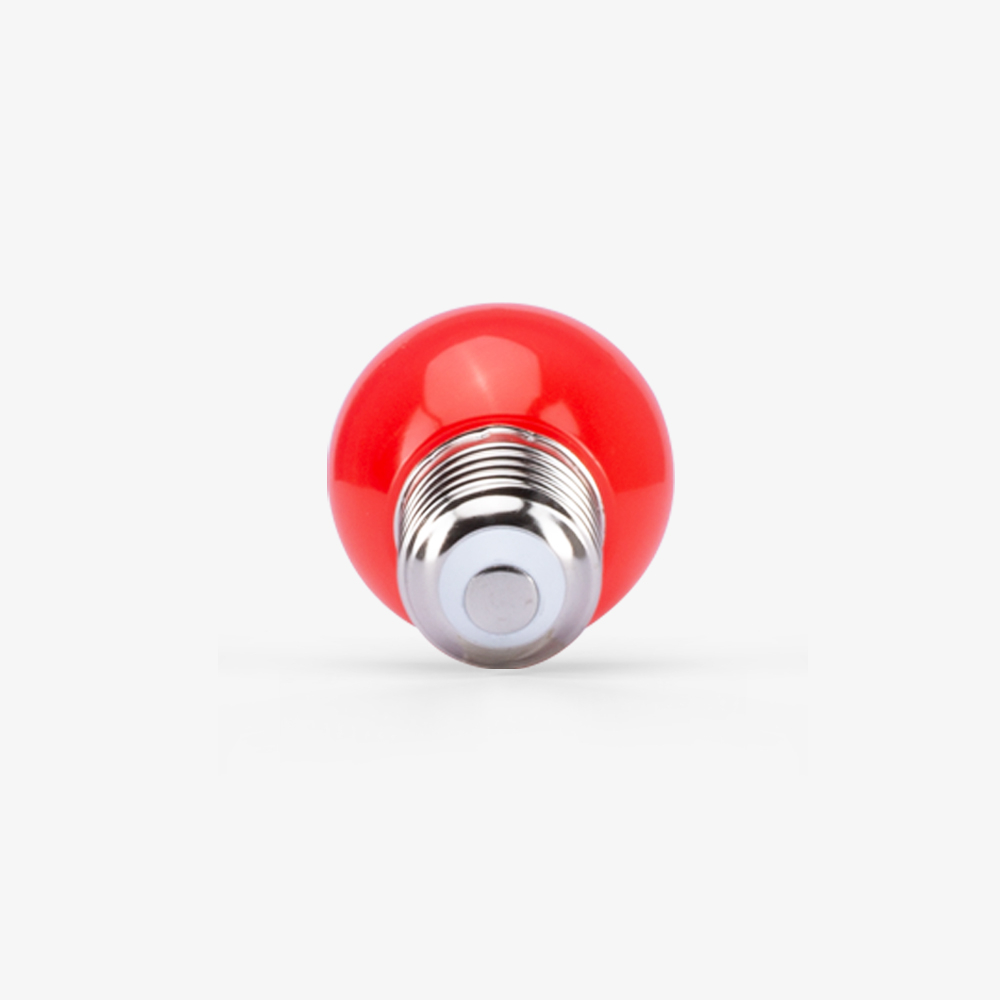 Bóng đèn LED Bulb tròn 1W màu đỏ A45R/1W