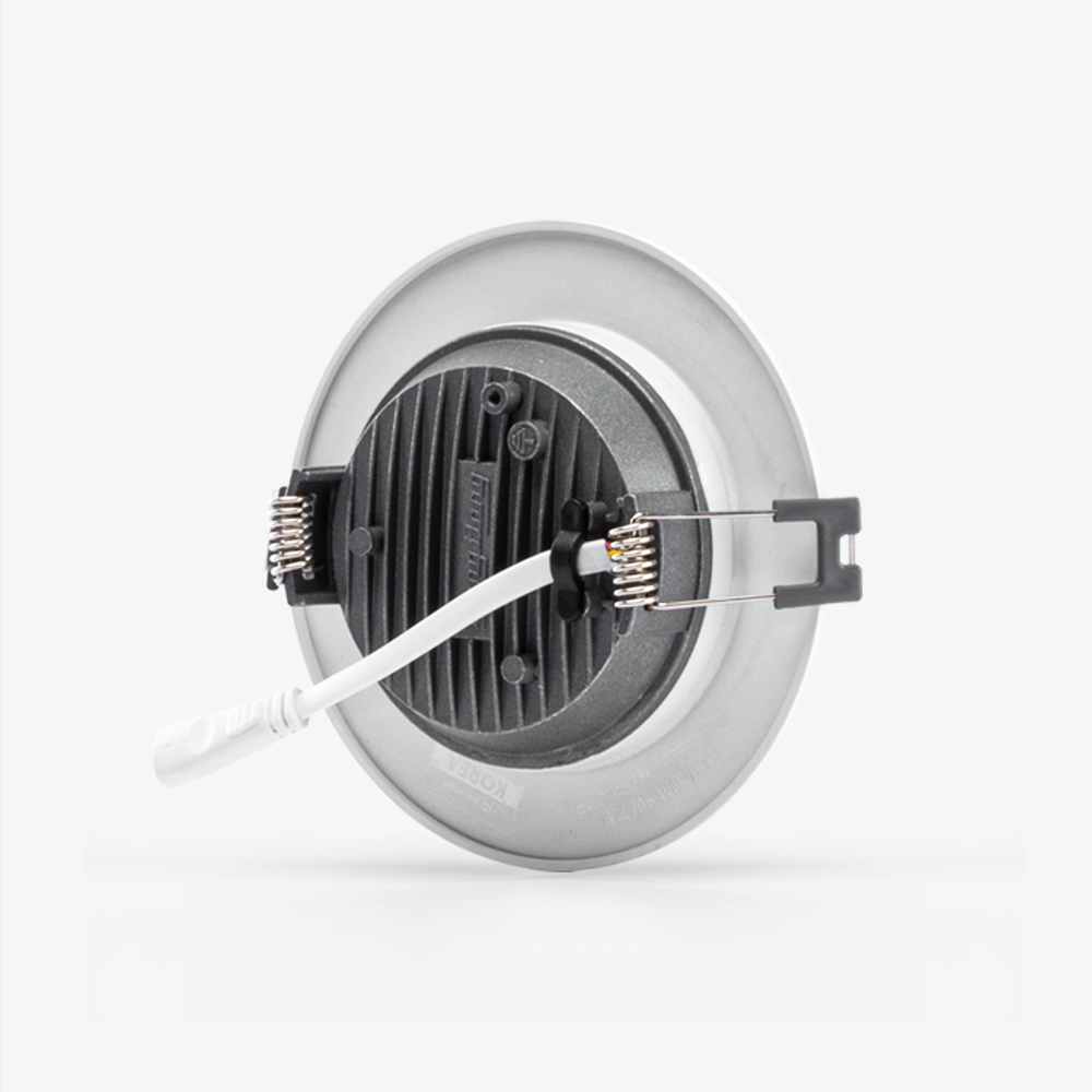 Đèn LED âm trần downlight đổi màu AT10 ĐM 90/8W