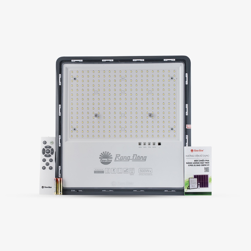 Đèn LED chiếu pha năng lượng mặt trời 500W
 CP03.SL.RAD 500W.V2