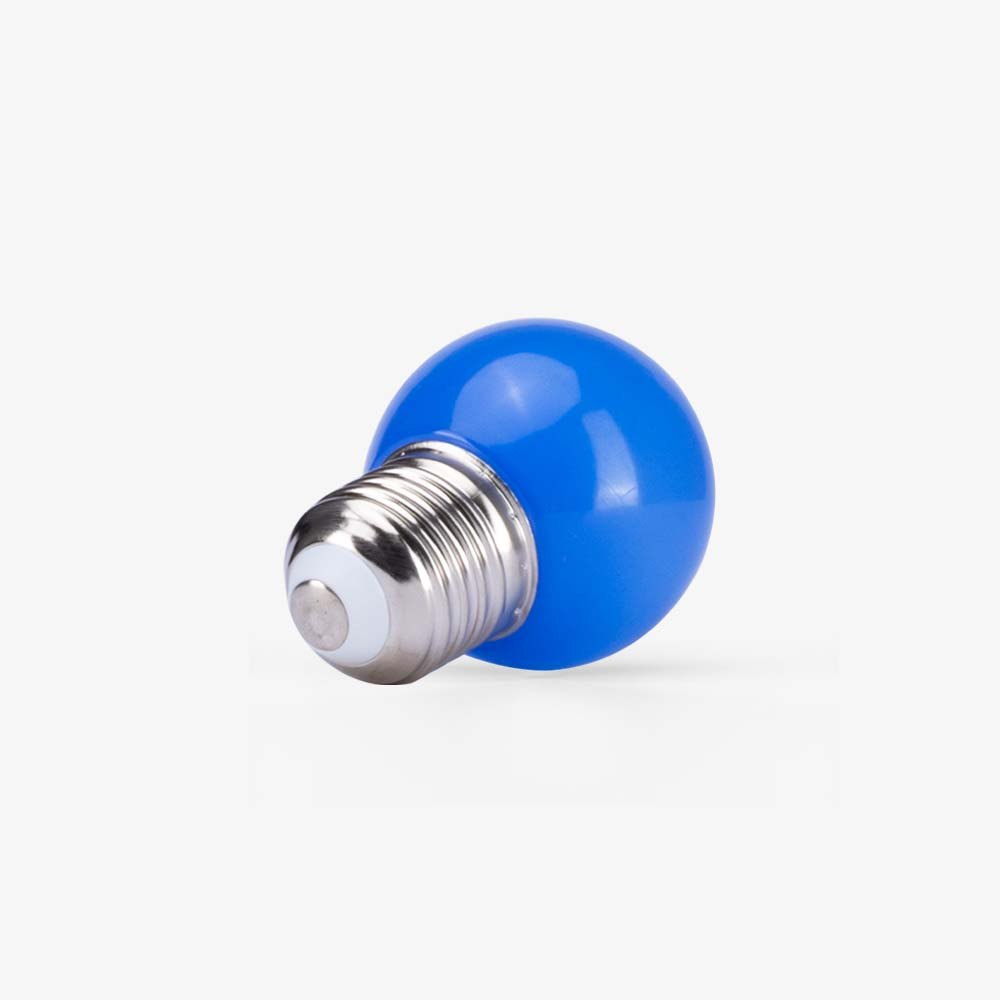 Bóng đèn LED BULB tròn 1W màu xanh lam A45B/1W