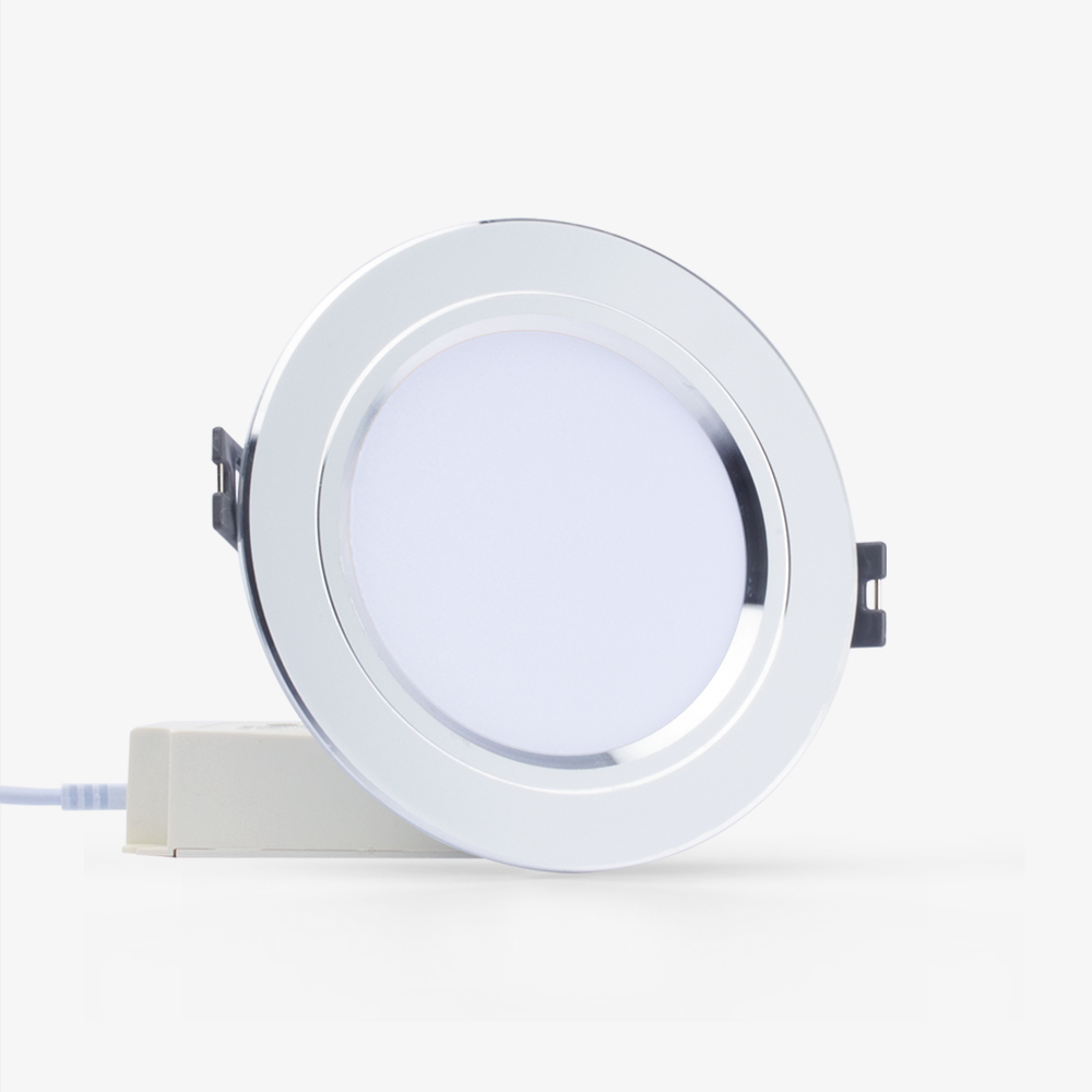 Đèn LED âm trần downlight đổi màu AT10 ĐM 90/8W