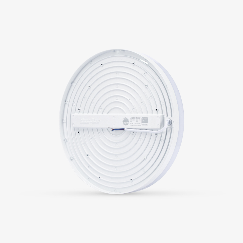 Đèn LED ốp trần tròn đổi màu đế nhôm LN12 ĐM 300/30W
