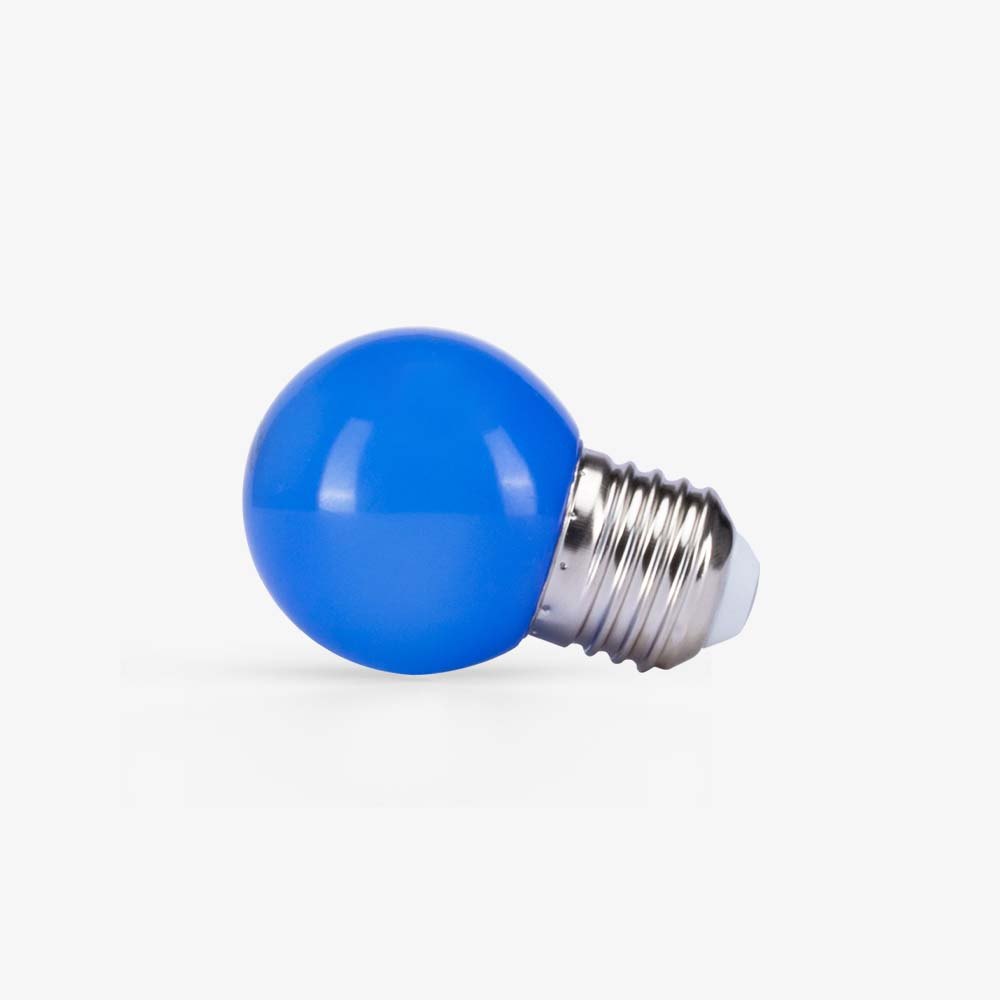 Bóng đèn LED BULB tròn 1W màu xanh lam A45B/1W
