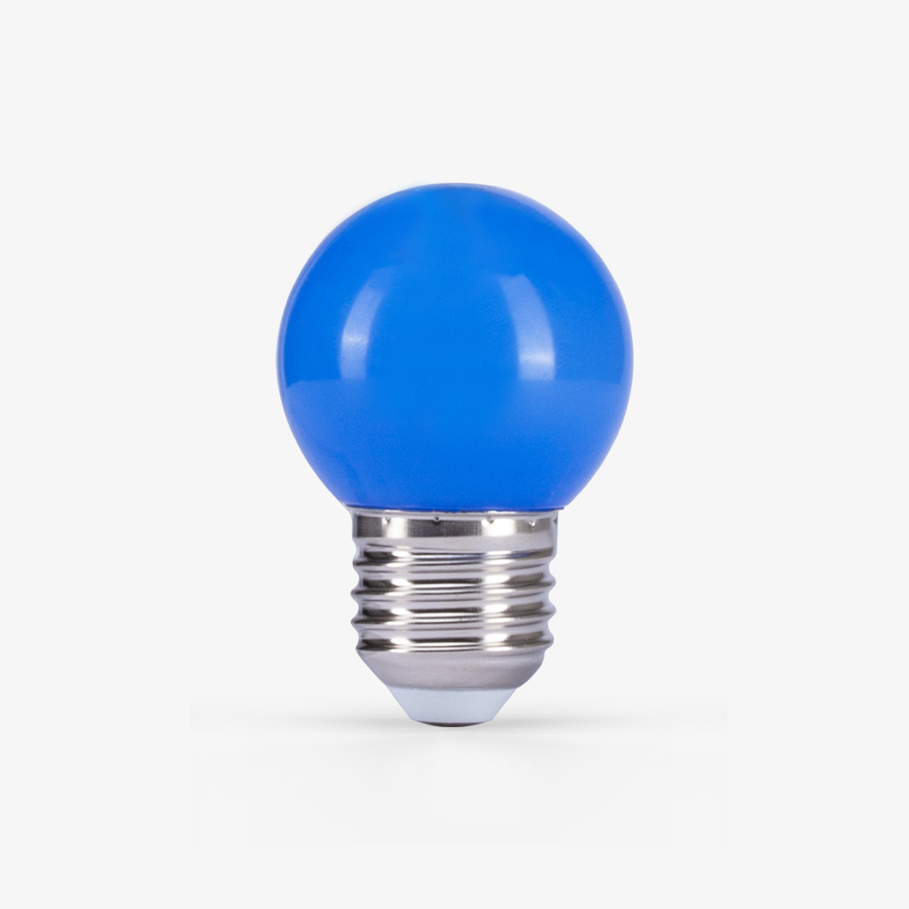 Bóng đèn LED BULB tròn 1W màu xanh lam A45B/1W