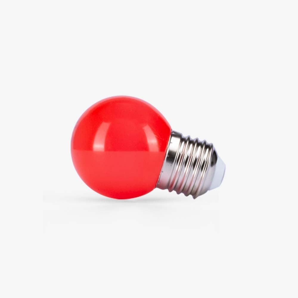Bóng đèn LED Bulb tròn 1W màu đỏ A45R/1W