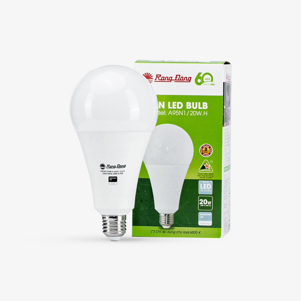 Bóng đèn LED BULB Tròn 20W A95N1/20W.H