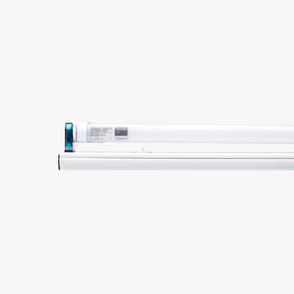 Bộ đèn LED Tuýp T8 1.2m 20W Nhôm Nhựa  T8 M11/20Wx1