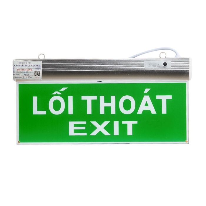 Đèn LED Exit Chỉ dẫn 2 mặt 2W (PCCC) : CD01 40x20/2.2W