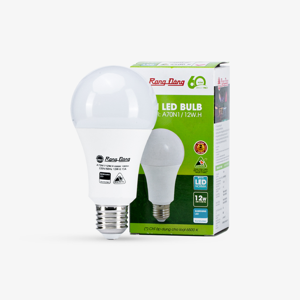 Bóng đèn LED BULB Tròn 12W A70N1/12W.H