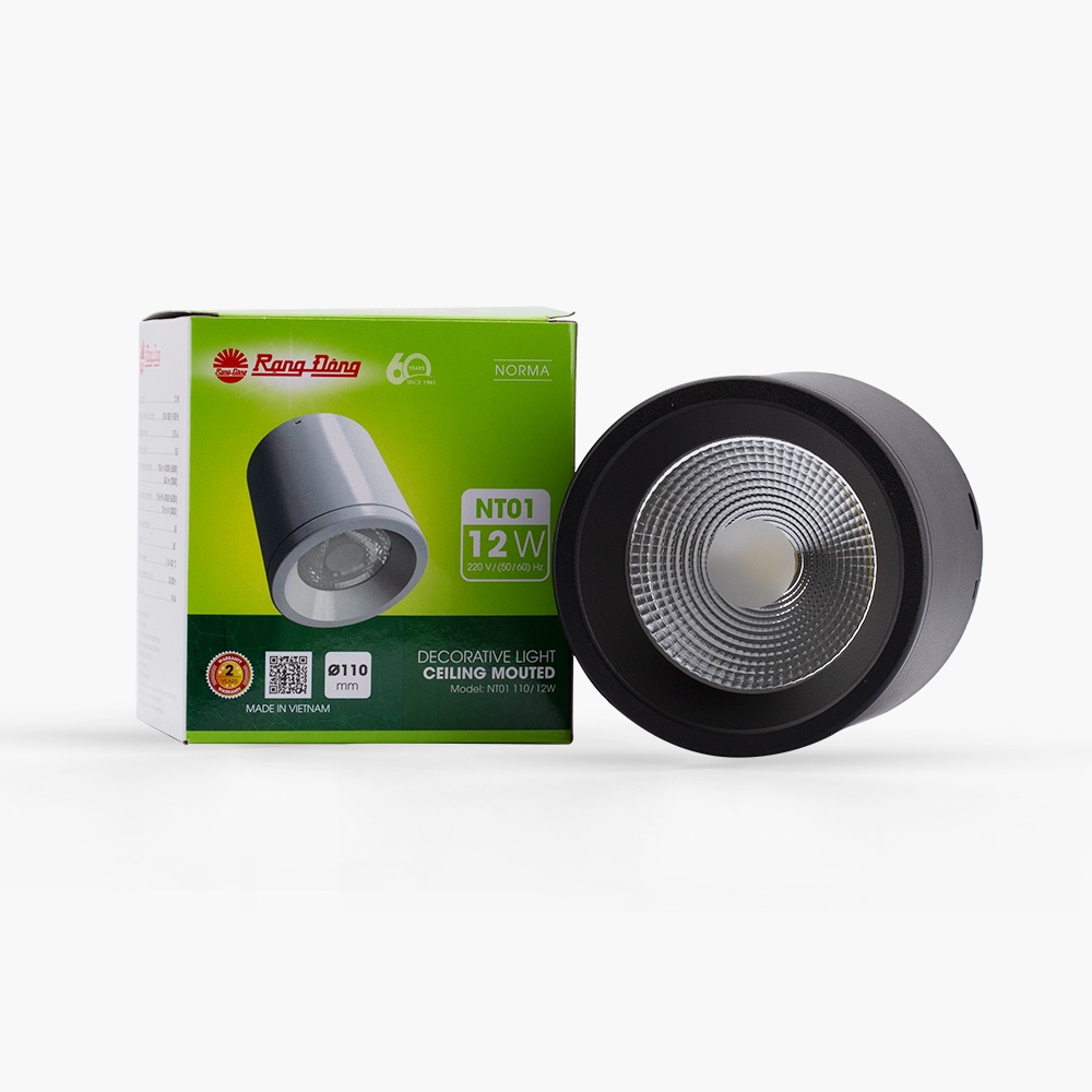 Đèn Downlight nổi trần trang trí  NT01 110/12W