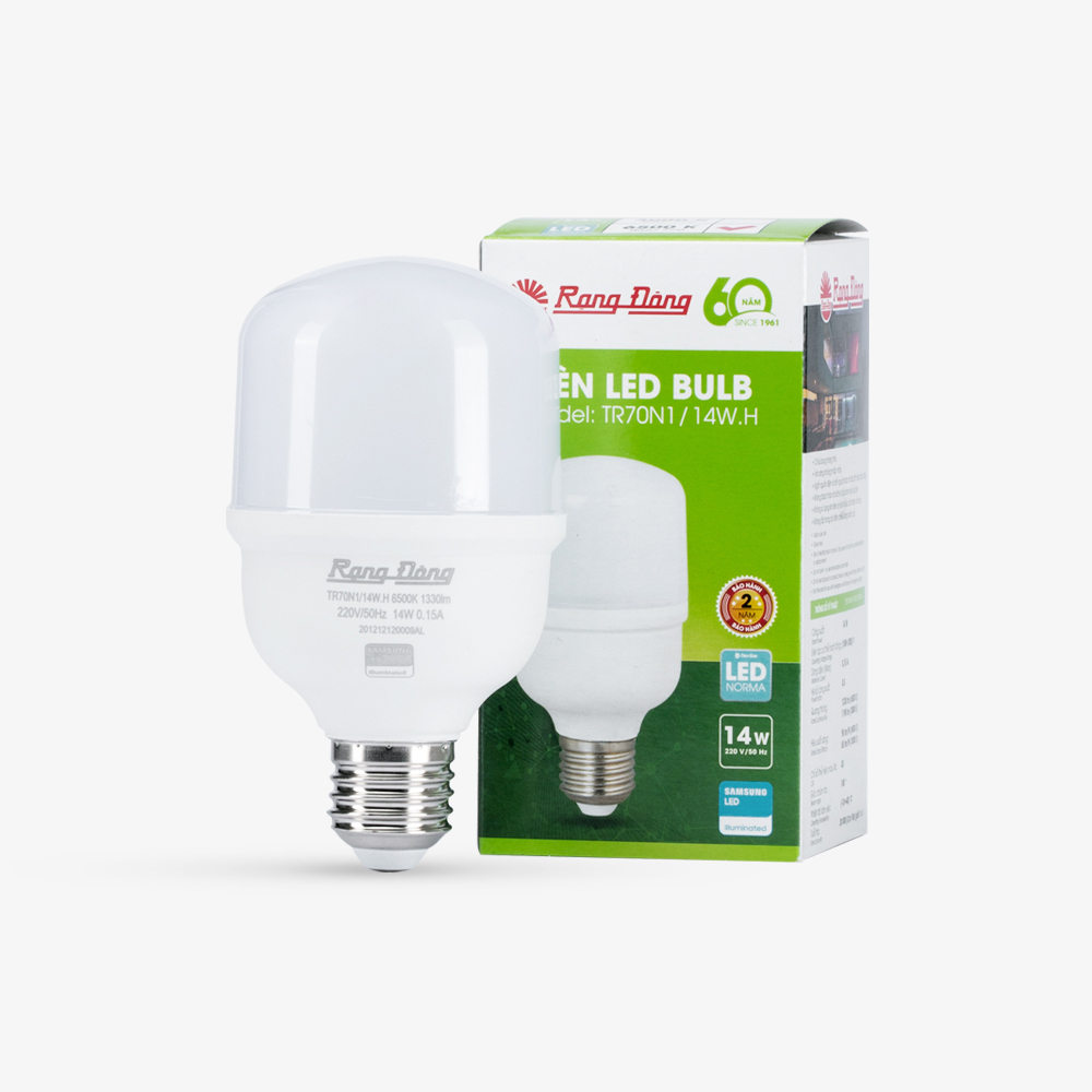 Bóng đèn LED BULB Trụ 14W TR70N1/14W.H