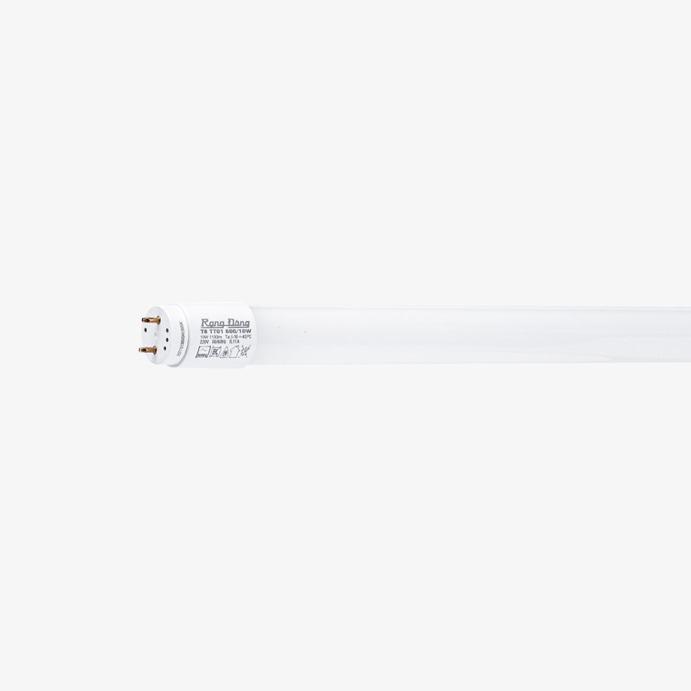 Bóng đèn LED Tuýp T8 0.6m 10W thủy tinh T8 TT01 600/10W