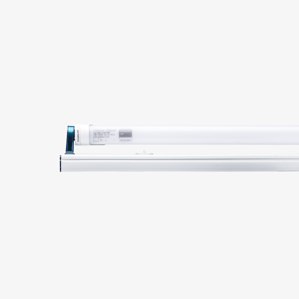 Bộ đèn LED Tuýp T8 0.6m 10W Nhôm Nhựa T8 M11/10Wx1
