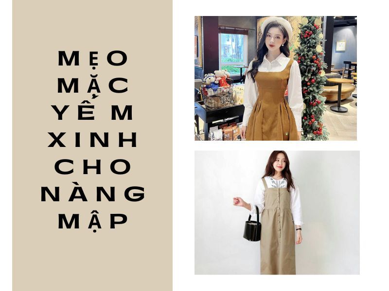 Váy cổ yếm phối lưới bèo ngực cho người béo mập | Shopee Việt Nam