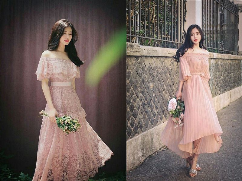 váy hoa hồng pastel giá tốt Tháng 3, 2024 | Mua ngay | Shopee Việt Nam