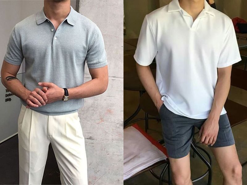 Mẫu áo polo dáng regular - fit