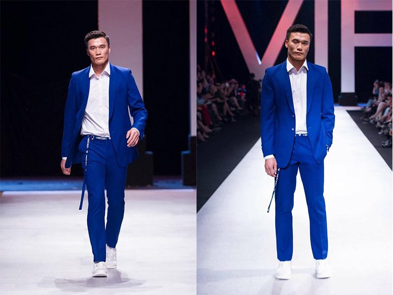 Vị trí Vedette ngay trong lần đầu Catwalk của Thủ môn Bùi Tiến Dũng