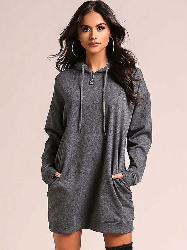 Áo hoodie oversize nữ tay dài