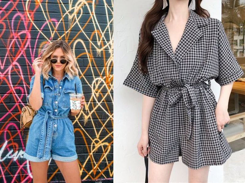 Lựa chọn playsuit cần chú ý tới chiều dài quần và tay áo