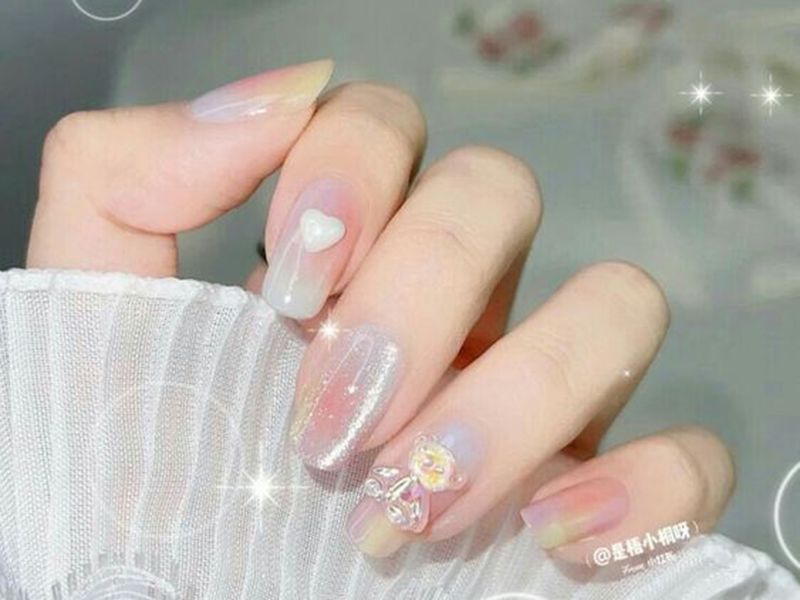 Bộ nail mang tới sự tươi mới, nhẹ nhàng