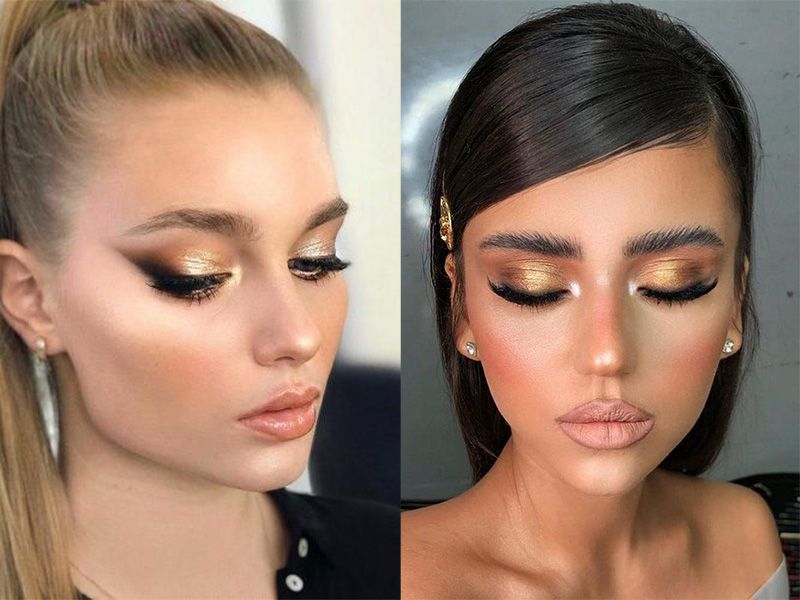 Makeup tone vàng đồng nhẹ nhàng