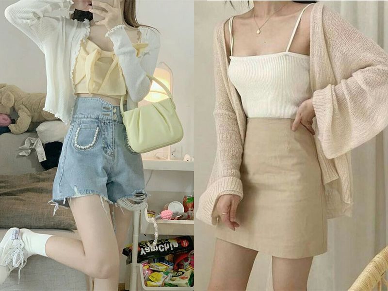 Cardigan dường như tạo nên vẻ ngoài dịu dàng, nữ tính hơn cho phái đẹp