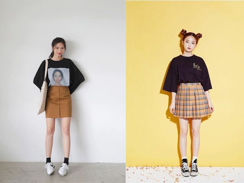 Xếp Ly Chân Váy Nữ Màu Hồng Dễ Thương Ngọt Bé Gái Nhảy Mini Cao Cấp Mùa Hè  Kẻ Sọc Thêu Hàn Quốc Học Sinh Nhật Bản Váy / váy