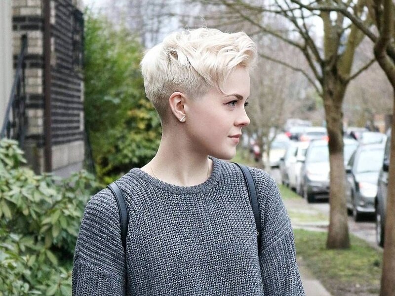 Tóc tomboy undercut