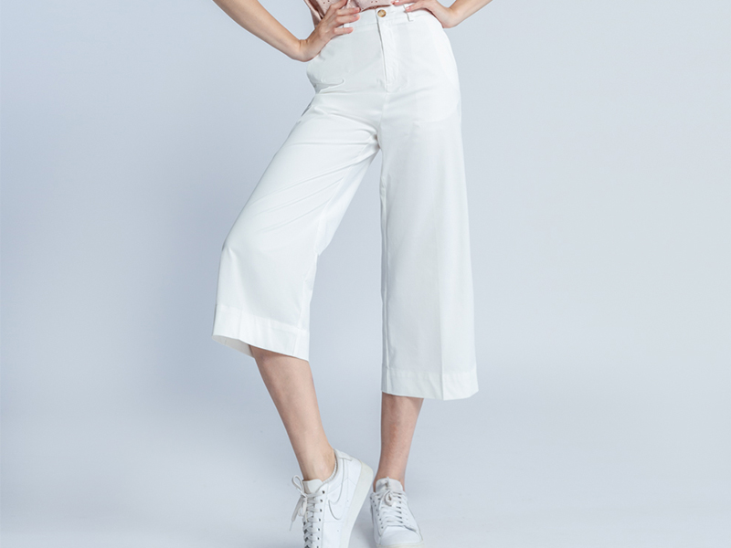 Quần culottes (lửng) trắng