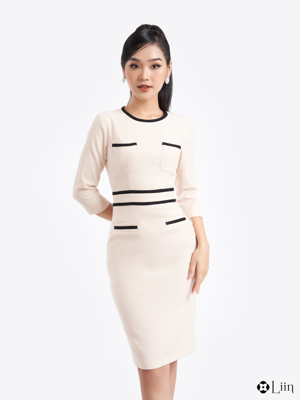 List 5 mẫu váy công sở kiểu Hàn Quốc không bao giờ lỗi mốt