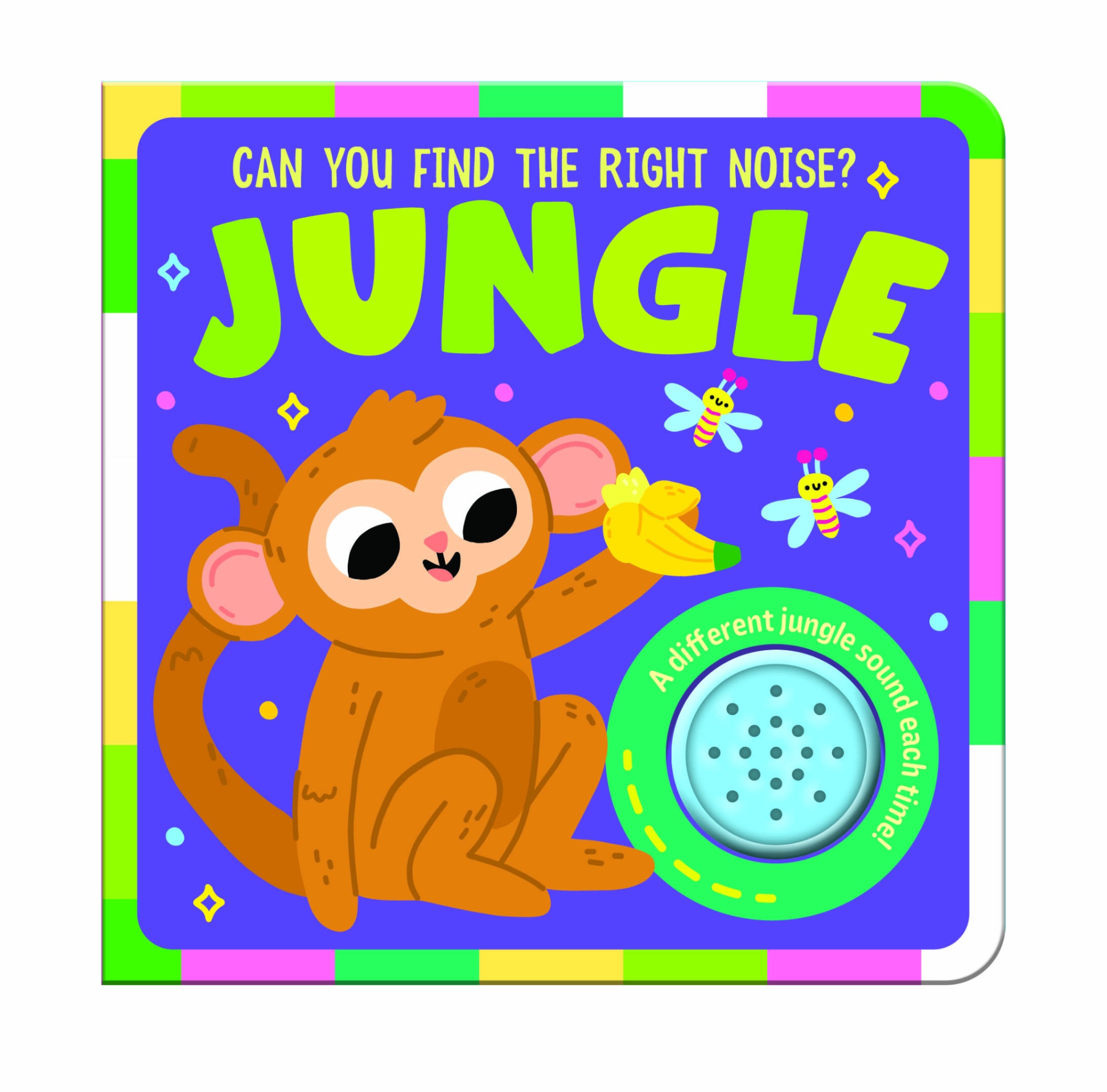 Round Button Sound Book - Jungle. Sách Âm Thanh Nút Tròn - Rừng Già