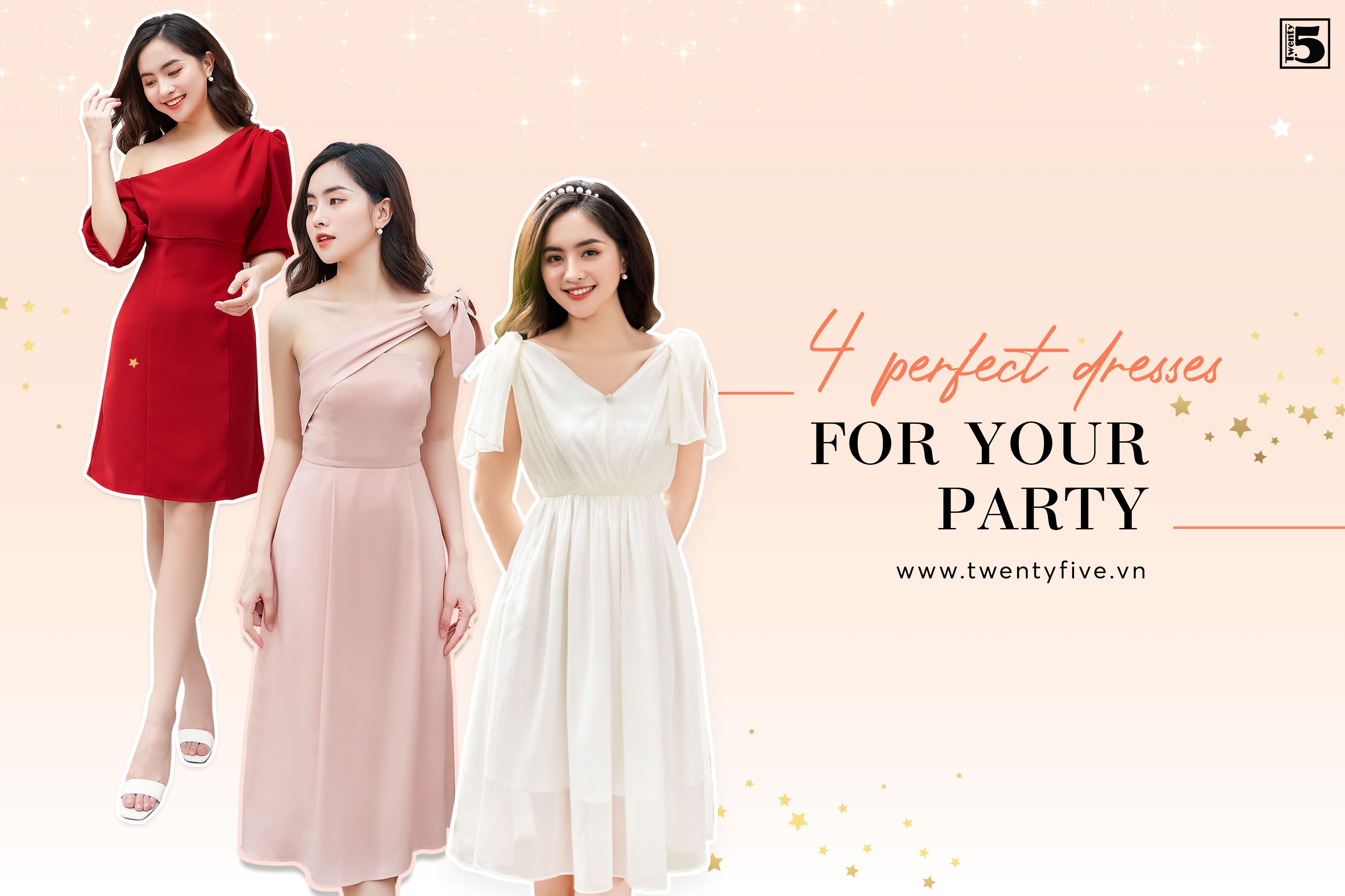 4 PERFECT DRESSES FOR PARTY