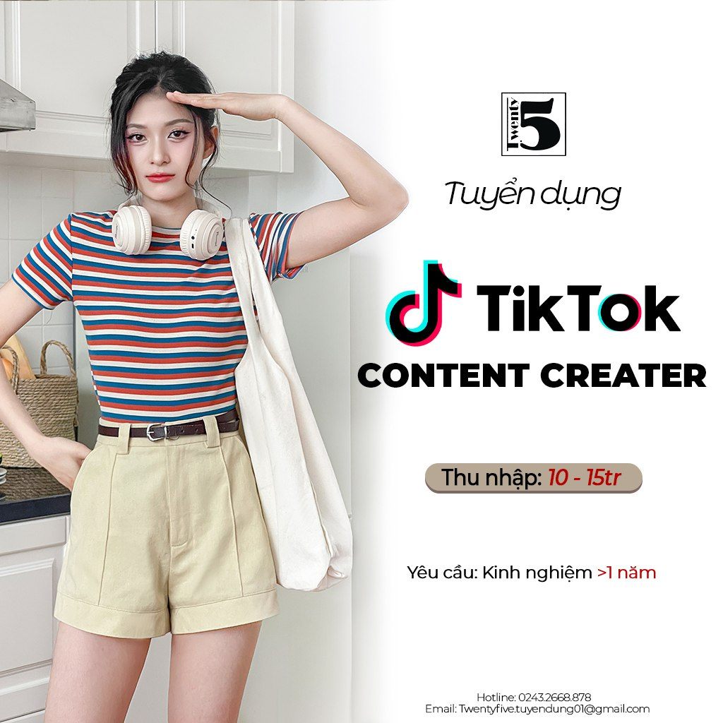 Tiktok content creator